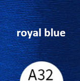 Polyester gewachst (1) - royal blue 0.65mm (A32)