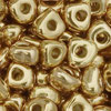 Perlen Nuggets (20) - ~5mm Edelstahl - golden (451347)