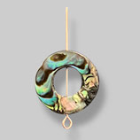 Abalone Paua Ring(1Stk) - 14x10mm (200198)