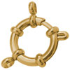 Federring (1) - Edelstahl golden - 14mm (451308)