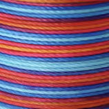 Polyester gewachst (1) - Multicolor 0.4mm - FLACH (F405)