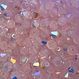 5328 Bicone (50) - 4mm White - Opal AB