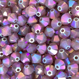 5328 Bicone (50) - 4mm Cyclamen - Opal Shimmer 2x