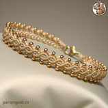 Makramée Armband (1) - Beige (30106)