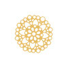 Ornament (2) - 10mm - golden (451179)