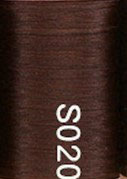 Polyester gewachst (1) - red brown - 0.35mm (M120)