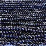 Blaufluss·Perlen (1S) - facettiert ~2.6mm (891628)