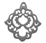 Ornament (4) - 50x46mm - Schwarz (150551)
