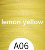 Polyester gewachst (1) - lemon yellow - 0.8mm (A06)