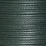 Polyester gewachst (1) - 0.6mm Dark Green - FLACH (MSZ635)