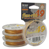 Fädel·Draht (1R) - FlexRite 24kt Gold - 30/0.024/13/49 - 044