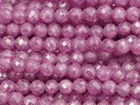 Zirkonia·Perlen (1S) - Beere facettiert - ~3mm (311777)
