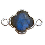 925 Verbinder (1) - 10x16mm Labradorit (CS1010)