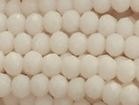 Glas·Rondellen (1S) - Cream facettiert - ~2x3mm (311926)