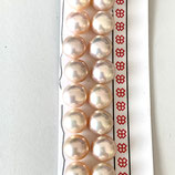 Süsswasserperlen (1P) - Button Golden - 6.5/7mm (5092)
