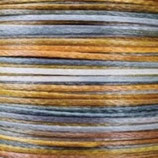Polyester gewachst (1) - Multicolor 0.5mm - FLACH (26)
