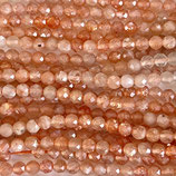 Mineralien·Perlen (1S) - Sonnenstein facettiert - ~3.3mm (891614)