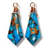 Kupfer Blau (1P) - Türkis - ~9x18mm (910185)