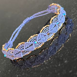 Leave Makremée Armband (8544-blau)