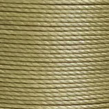 Polyester gewachst (1) - 0.55mm Light Olive  - rund (MSN542)