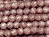 Zirkonia·Perlen (1S) - Lt. Burgundy facettiert - ~3mm (311833)