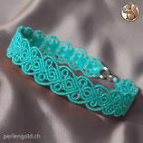 Makramée Armband (1) - Türkis (30162)