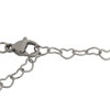 Kettchen Herzen (1) - Edelstahl ~45+5cm (451277)