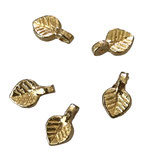 Messing Anhänger () - 8x13mm Blatt (9823) -