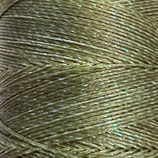 Glitzer Polyester (1) - 0.5mm gewachst - Olive (043)