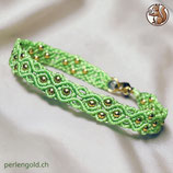 Makramée Armband (1) - Grassgrün (30136)