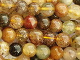 Mineralien·Perlen (1S) - Rutil Quarz - glatt ~7mm (870999)