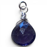 925 Iolith (1) - Anhänger facettiert - ~8x10mm (910147)