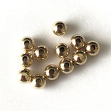 Perlen (10) - 4mm vergoldet (4018)