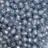 Firepolish Round (100) - 4mm Grey Blue - Matt LU