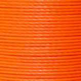 Polyester gewachst (1) - 0.55mm Neon Orange - rund (MSN552)