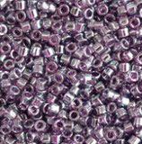 Miyuki Delicas 11/0 - Transparent - Mauve Luster (1224·B10)