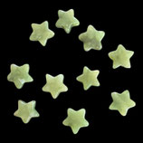 Mineralien·Sterne (10) - Serpentin Jade - ~6mm (891587)