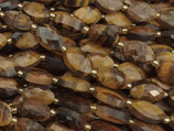 Mineralien·Perlen (1S) - Tigerauge Oliven- ~14.5x9.5mm (871632)