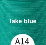 Polyester gewachst (1) - lake blue - 0.35mm (A14)