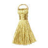 Quaste Kunstseide () - ~2cm golden -
