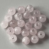 Mineralien·Perlen (5) - Rosenquarz glatt - ~8mm (890787·2)