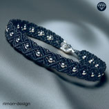 Makramée Armband (1) - Schwarz (30093)