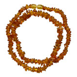 Bernstein·Splitter (19.19gm) - Cognac - Verschluss (891860)