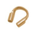 925 Drahtschoner () - 5x4mm rosé - vergoldet (5661) -