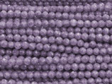 Zirkonia·Perlen (1S) - Violett facettiert - ~3mm (311915)