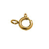 Federringe (10) - Edelstahl golden - 5mm (451305)