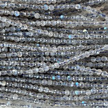 Mineralien·Perlen (1S) - Labradorit facettiert - ~2.5mm (891490)