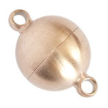 Magnetverschluss (1) - 10mm Edelstahl - rosé vergoldet (450578)