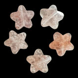 Mineralien·Sterne (2) - Erdbeequarz - ~14mm (891604)