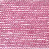 Mineralien·Perlen (1S) - Pink Topas - facettiert ~3mm (890275)